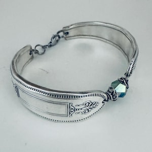Vintage Spoon Bracelet - Repurposed Antique Flatware - 1921 Grosvenor Pattern