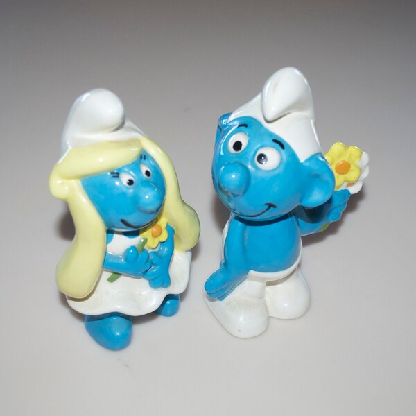 Rare Smurf Figurines Etsy