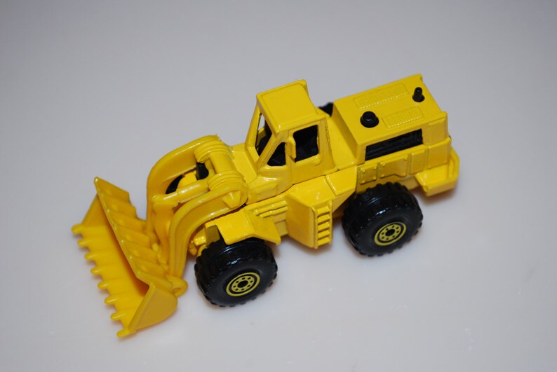 Hot Wheels Yellow 3 Wheel Loader 1979 Bull Dozer Mattel Etsy
