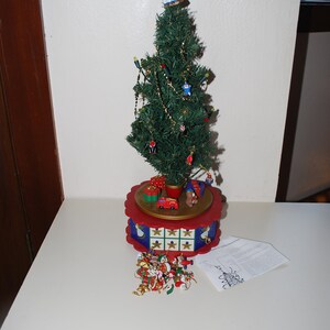 Vintage Avon Christmas is Coming Musical Revolving Advent - Etsy Israel