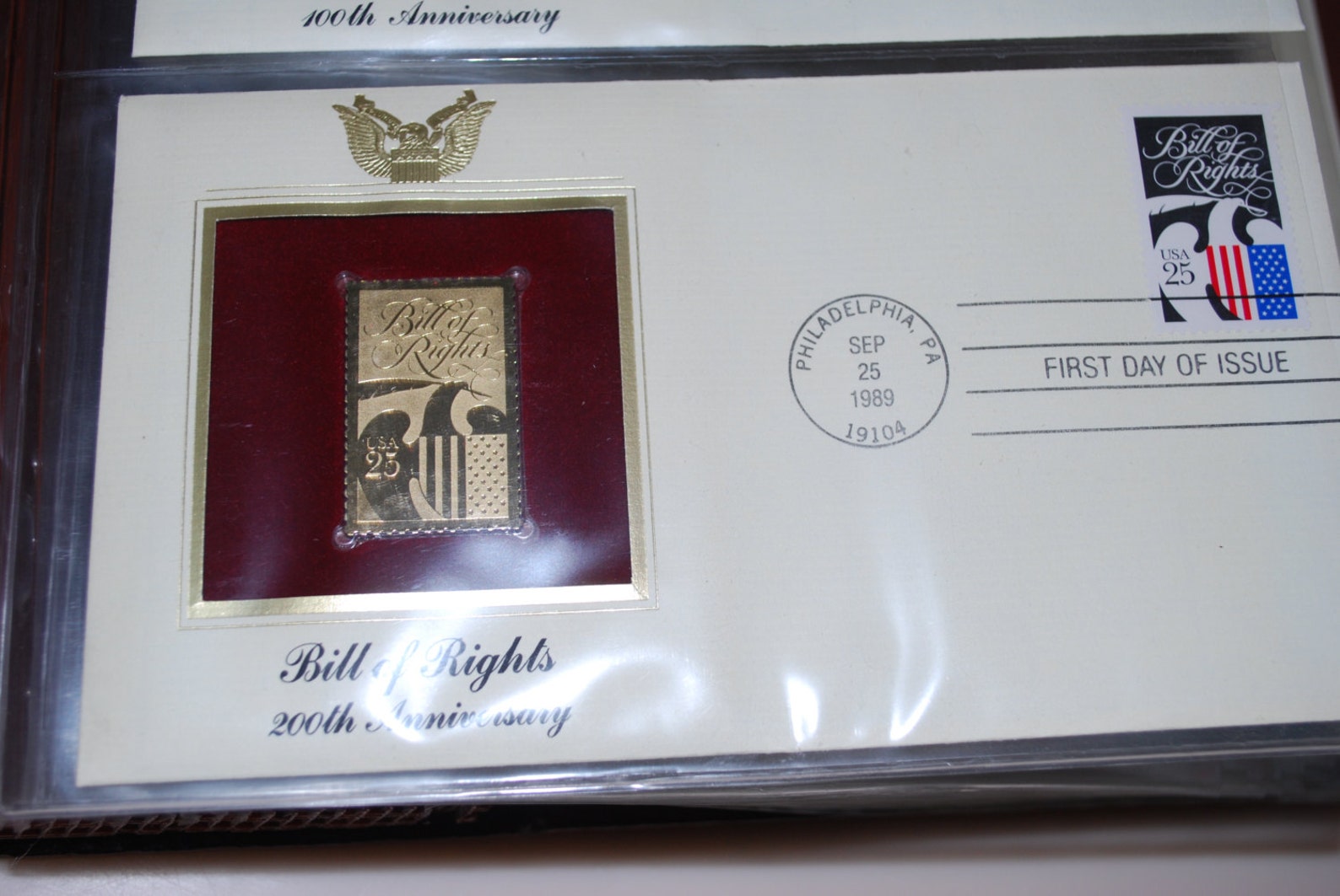 Bill of Rights 200th Anniversary 22 KT Gold Replica 25 Cent | Etsy