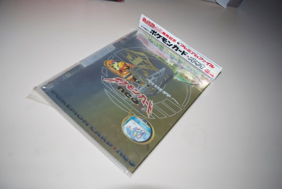 RARE POKEMON NEO GENESIS JAPANESE CARD SET 9 CARD SET IN BINDER SEALED