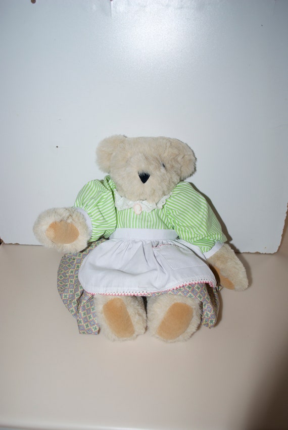 Vermont Teddy Bear Co Jointed Cocoa Bear Friend For Life Stuffed Plush Lovey