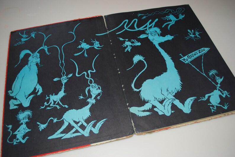 If I Ran The Zoo by Dr. Seuss 1950 Hardcover Edition Book Etsy