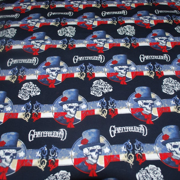 Grateful Dead Fabric by the Yard Etsy
