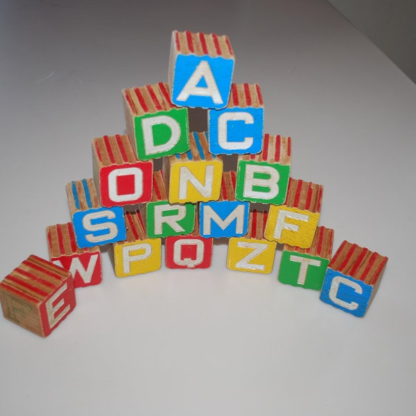 Wood Block Letters Etsy