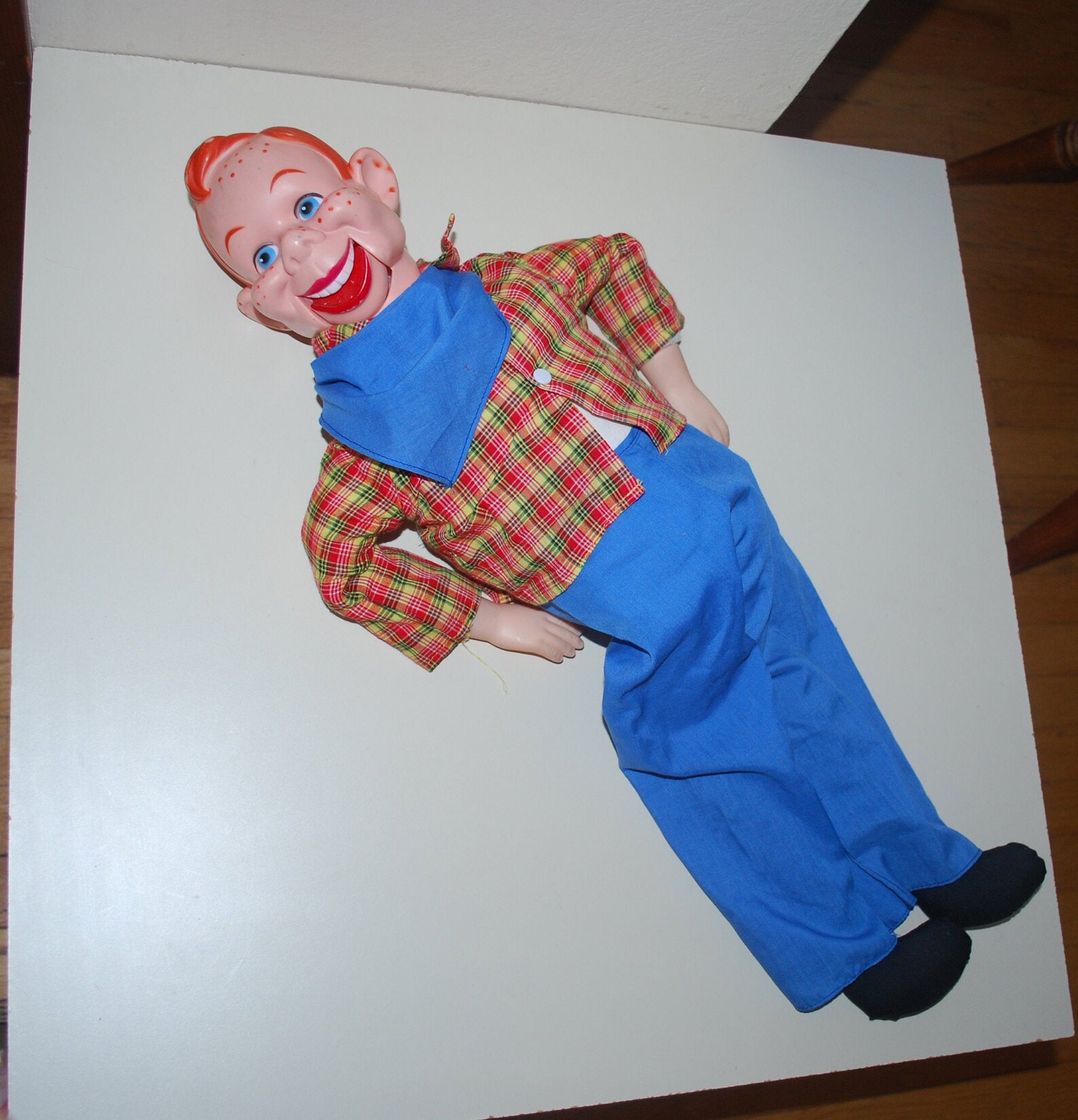 Vintage 70's HOWDY DOODY Ventriloquist Doll -26" VERY NICE WORKS WELL
