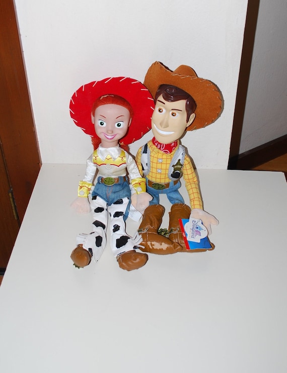 Large Woody & Jessie Dolls Toy Story 20 Disneyland Etsy