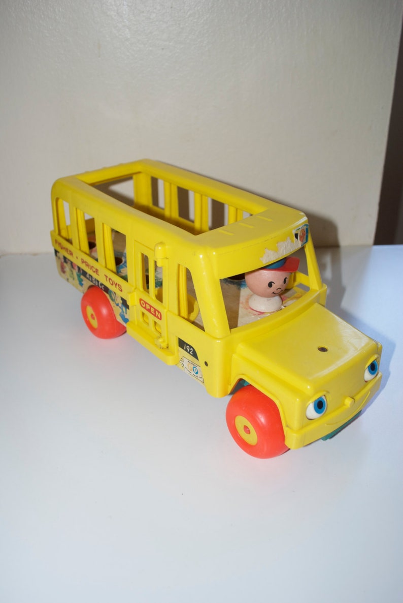 fisher price yellow school bus