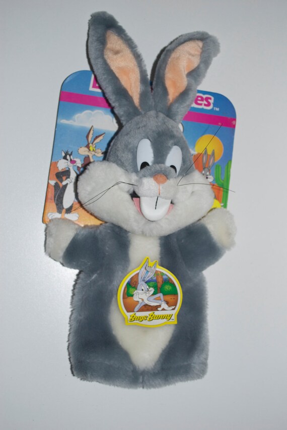 Bugs Bunny Looney Tunes Hand Puppet 1993 The 24K Company Etsy