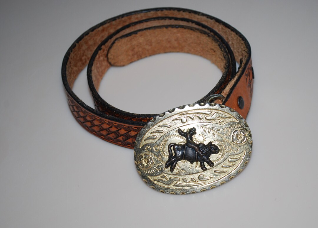Cowboy Western Horse Belt for Boys Leather 2731 Etsy