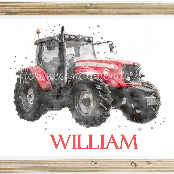 Tractor Nursery Etsy