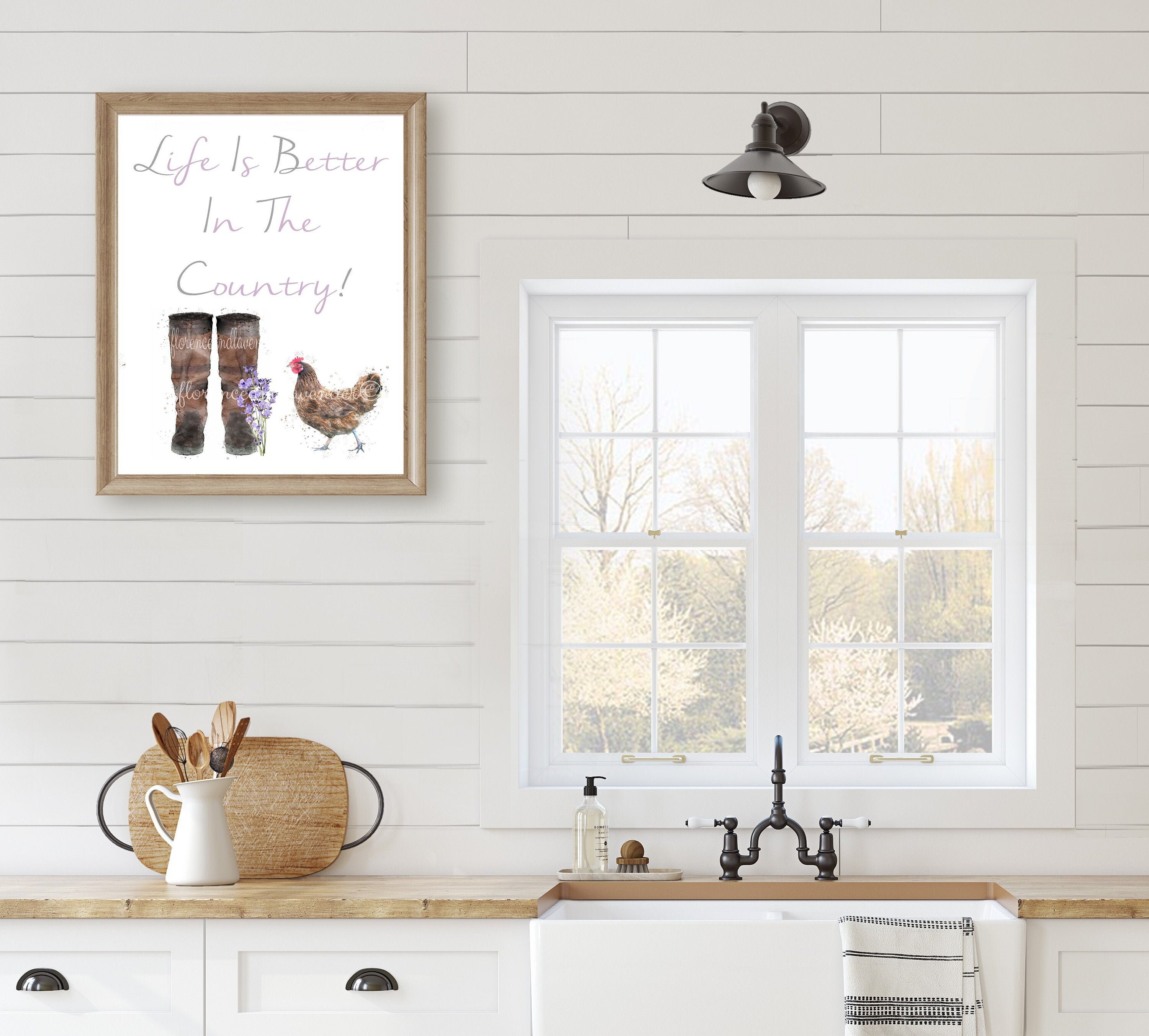 Country House Decor Country Home Print Farmhouse Decor - Etsy