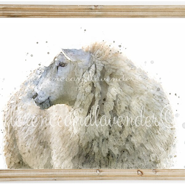 Sheep Wall Art Etsy