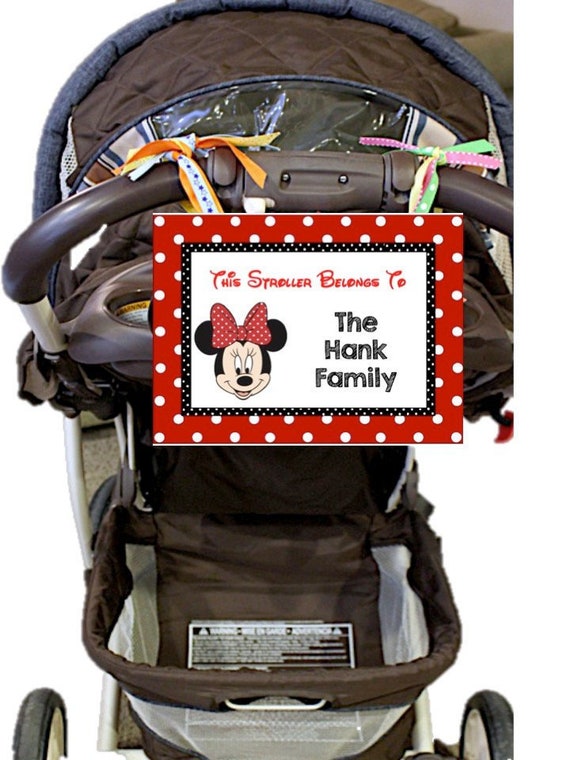 disney stroller signs