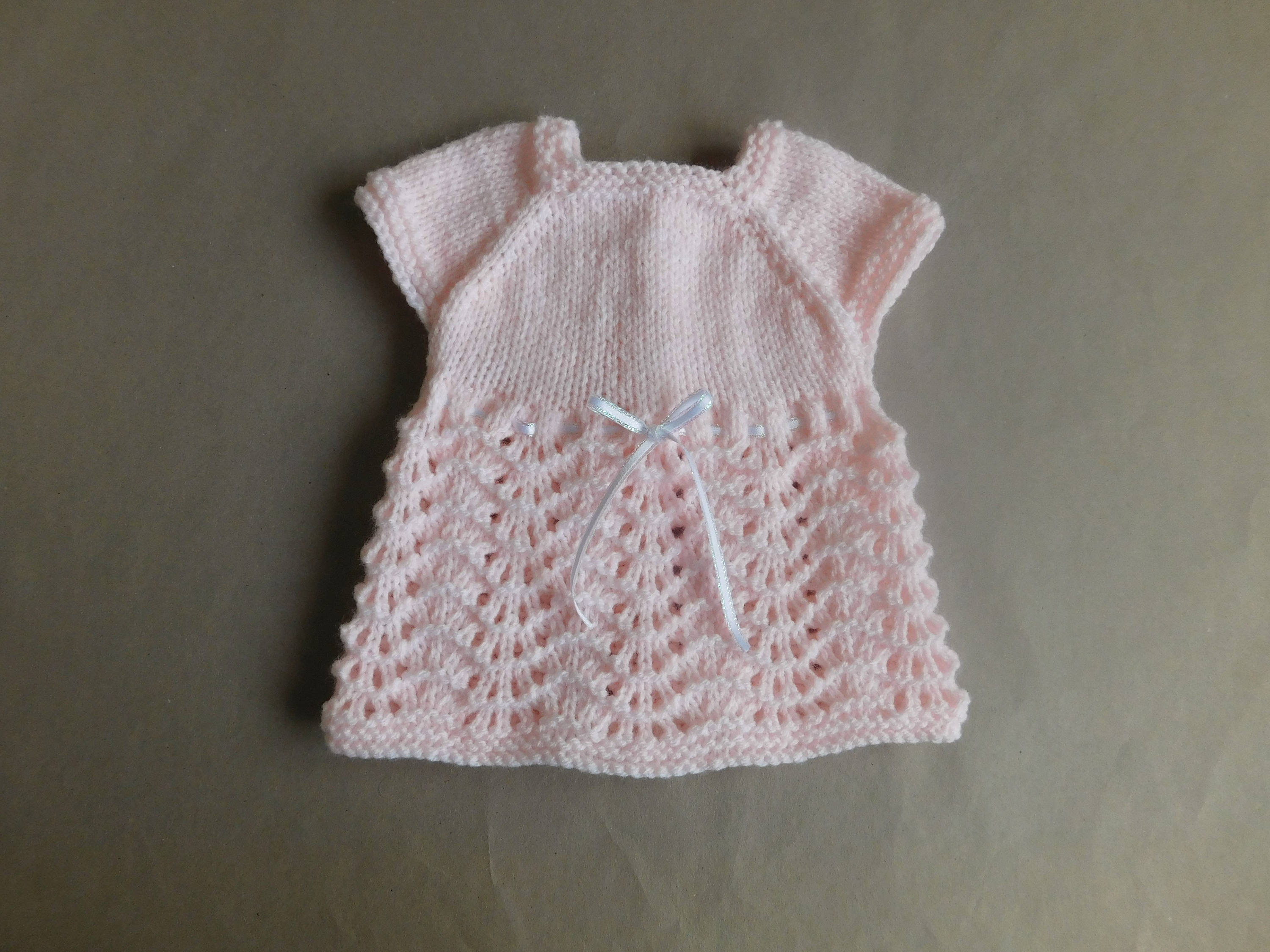 Meadowsweet Baby Dress Knitting Pattern PDF Etsy Australia