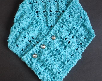 Vera Spring Scarf or Neckwarmer - Knitting Pattern