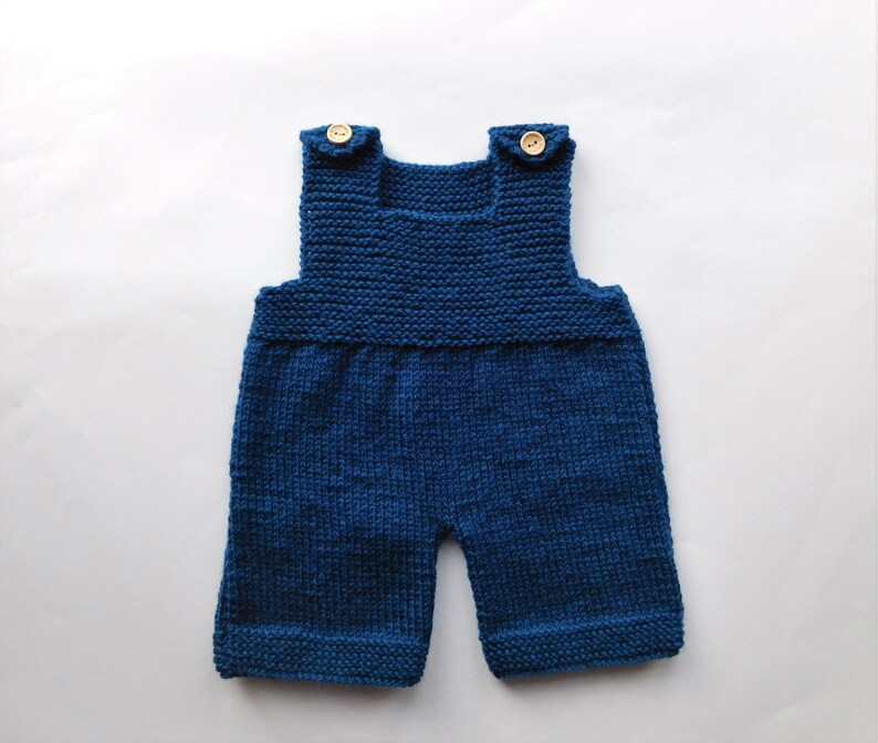 DUNGAREWS Baby Shortie Dungarees Knitting Pattern Etsy Canada