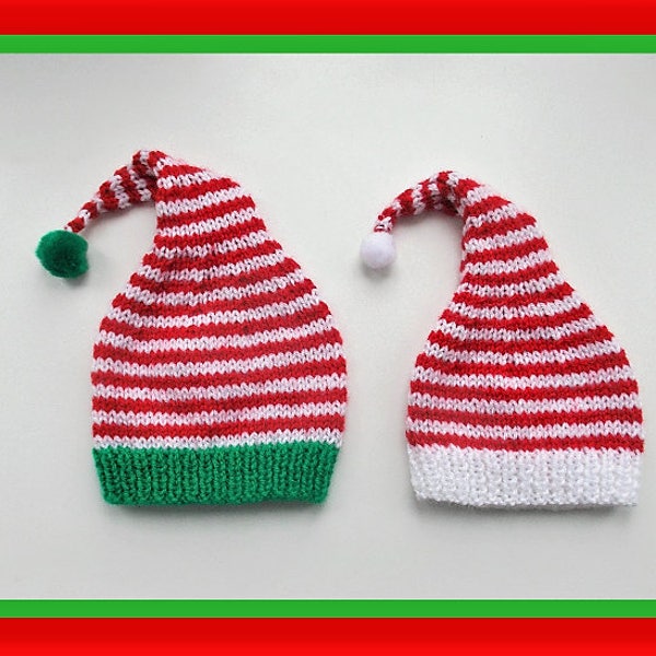 LITTLE ELF Baby Hats - Newborn & Preemie - Knitting Pattern