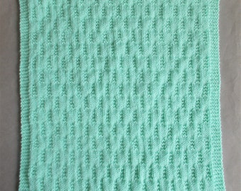 Welcome To The World Baby Blanket - Knitting Pattern