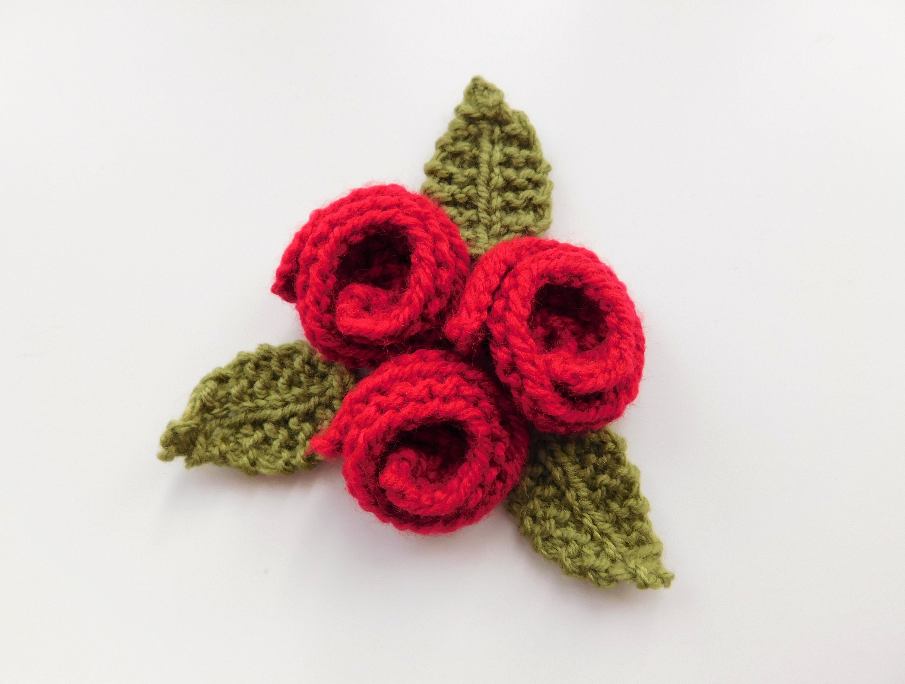 Roses Roses Roses Knitting Pattern Etsy