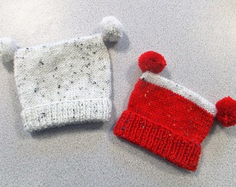 Jackson Baby & Toddler Teabag Hats - Knitting Pattern