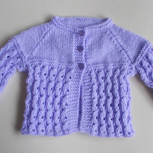 Lilac Blossom Baby Set Knitting Pattern - Etsy