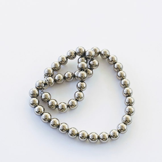 NOT PLATED or Plastic 7 Styles of Sterling Silver Navajo Pearls to Choose FromBeautiful Sterling Ball Bead NecklacesVintage