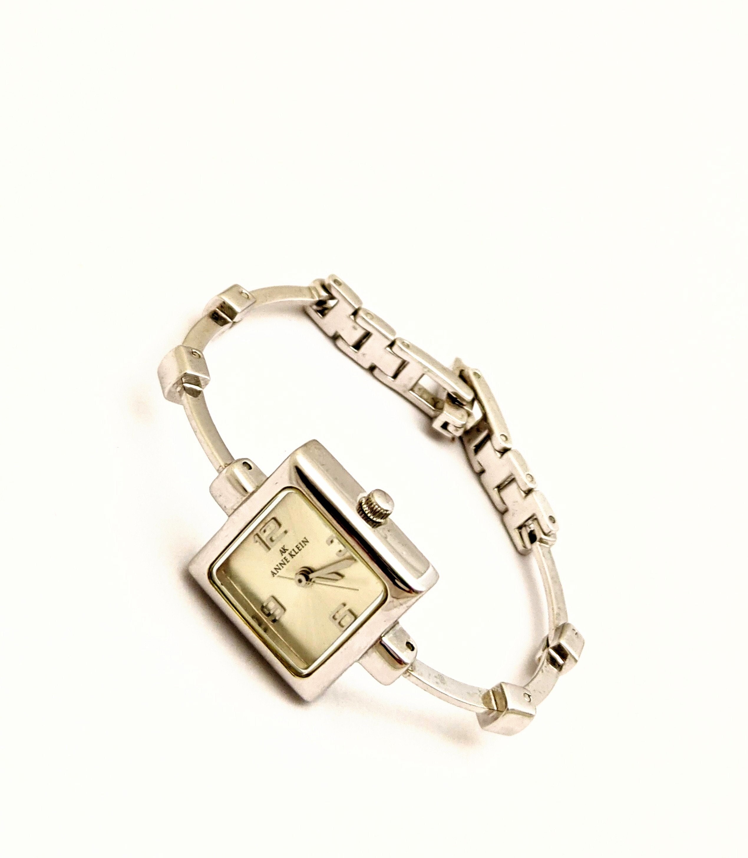 Silver Anne Klein Vintage Bracelet Watch Vintage Silver-tone Women main image 4