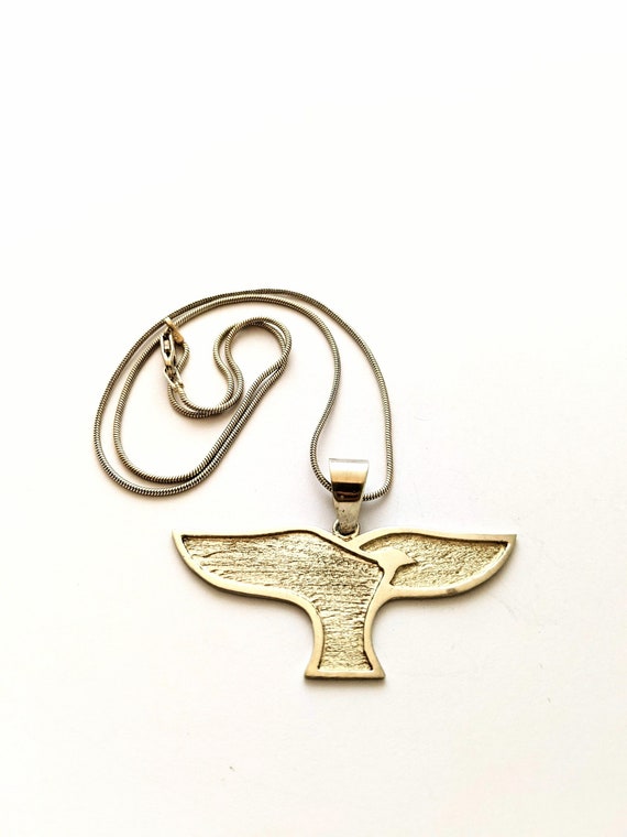 vintage silver bird eagle Gem