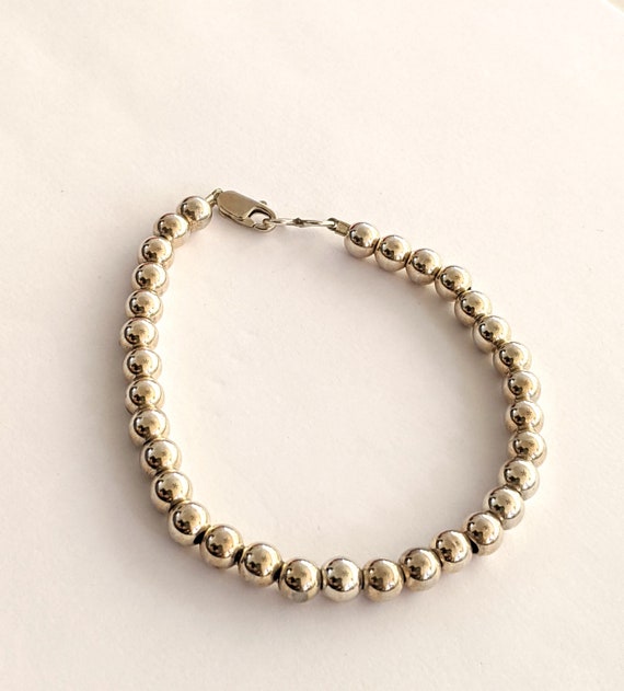 NOT PLATED or Plastic 7 Styles of Sterling Silver Navajo Pearls to Choose FromBeautiful Sterling Ball Bead NecklacesVintage