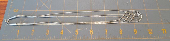 Liquid Silver Multi Strand Beaded Southwestern St… - image 10