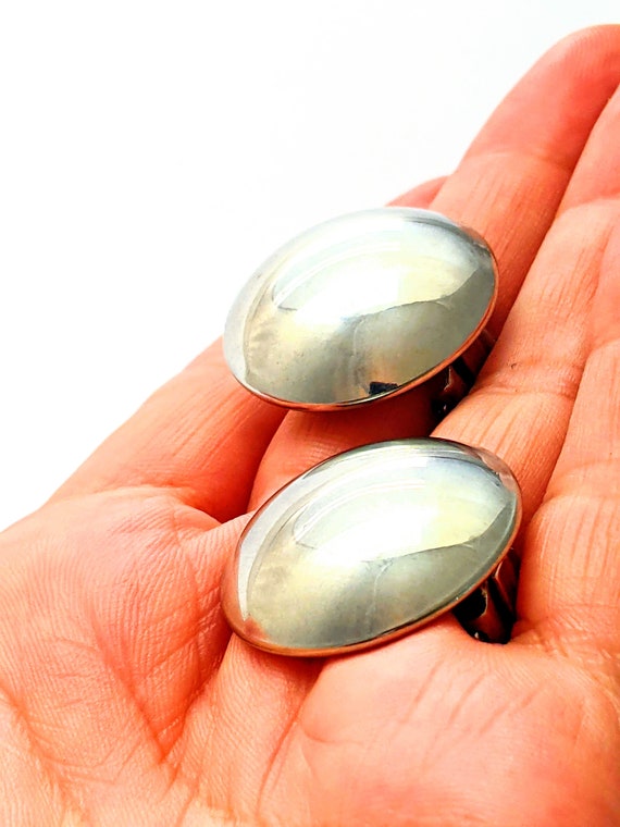Sarah Coventry Silver Clip On Earrings, Vintage S… - image 4