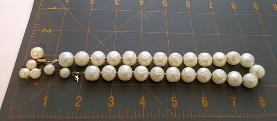 Crown Trifari Short Pearl Choker, Single Strand T… - image 10