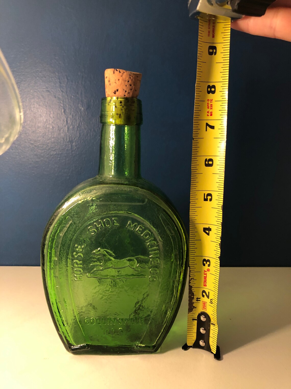 Vintage Green Horse Shoe Bitters Bottle Wheaton NJ Etsy