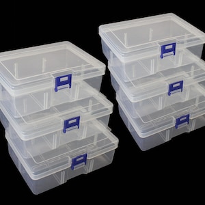 One Piece Clear Plastic Box Storage Containers Storage Box With