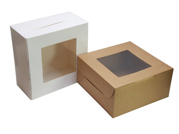 10 Scatole Torta Trasparenti 4 Pollici - Porta Dolci Con Manico | Per Cupcake, Muffin E Bomboniere - Foto 6