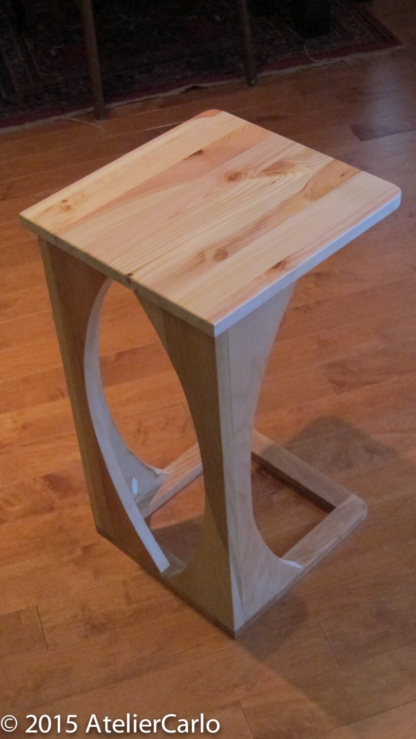 Sofa Snack Table Couch Convenience Table Side Table Rustic Etsy Canada