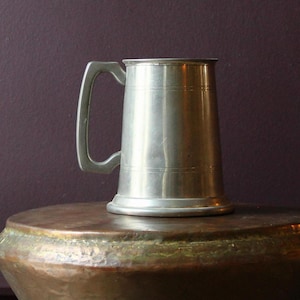 Vintage English Pewter Stein - Made in England