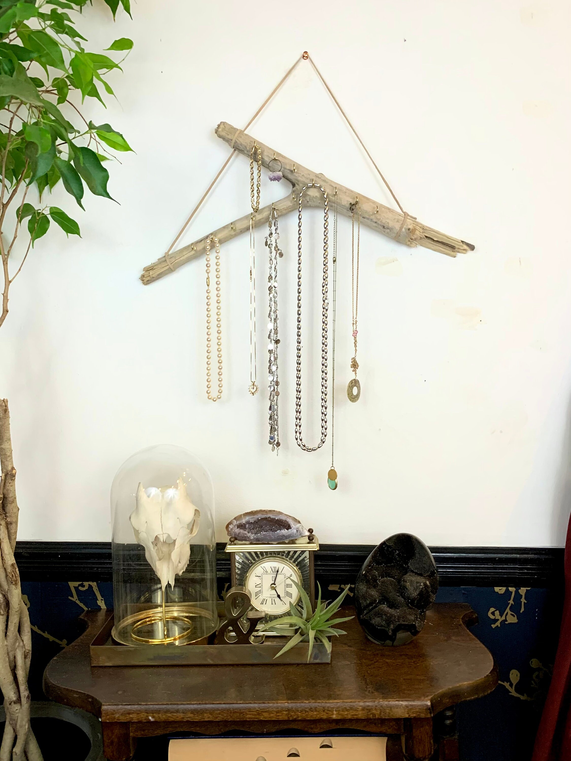 Driftwood Branch Jewelry Display / Ready to Ship Gift for Her / Boho