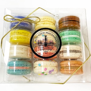 Create Your Own 12 Pack of Beautiful, Fresh and Delicious French Macarons