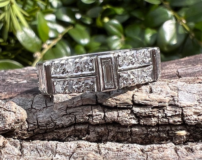 Platinum Diamond Band, Diamond Band, Diamond Eternity, Diamond Band Size 8 3/4