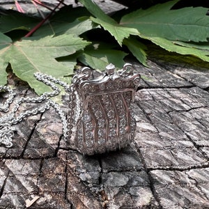 Diamond Purse Pendant, Gold Purse Pendant