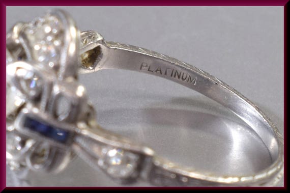 Art Deco Engagement Ring, Antique Engagement Ring… - image 4