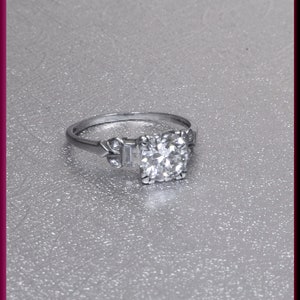 Art Deco Engagement Ring Antique Engagement Ring Alternative Engagement Ring Filigree Engagement Ring Platinum Ring Minimalist Ring For Her