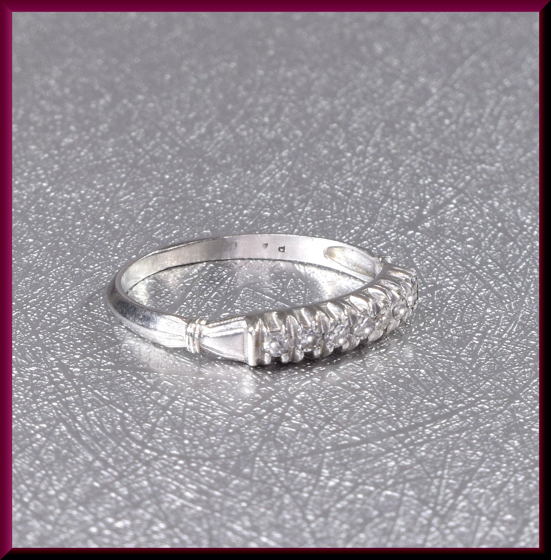 Vintage Diamond Wedding Band Vintage Wedding Band Vintage Eternity Band ...