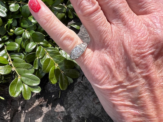 Art Deco Engagement Ring, Antique Engagement Ring… - image 5