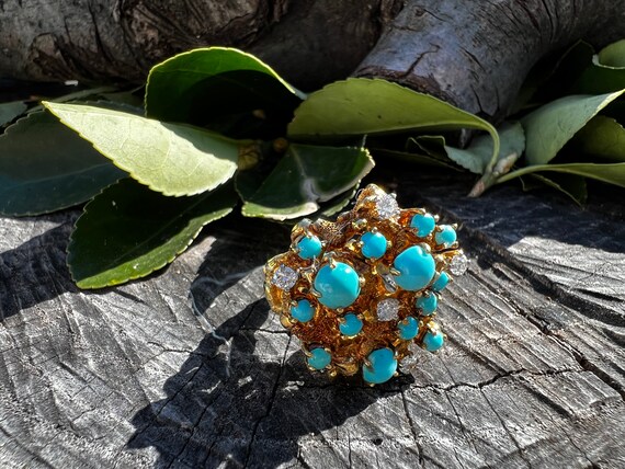 Turquoise on sale statement ring
