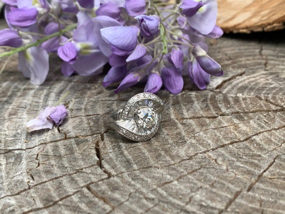 Diamond Cocktail Ring, Diamond Retro Cocktail Ring
