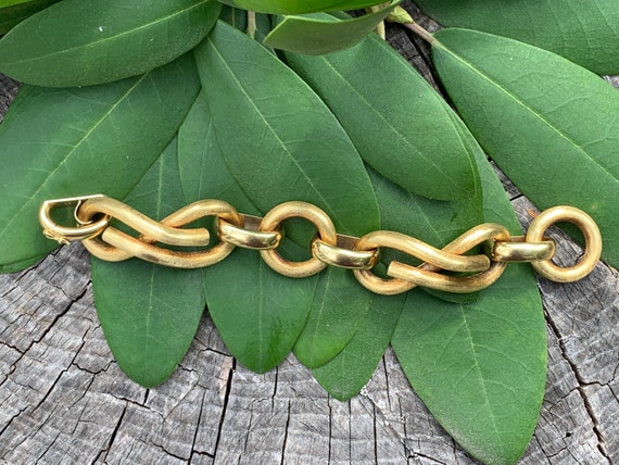 Wide Gold Bracelet, Chunky Wide Gold Bracelet, Ova